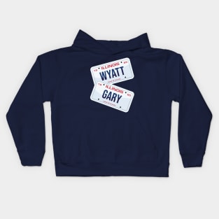 Gary and Wyatt License Plates - Weird Science Kids Hoodie